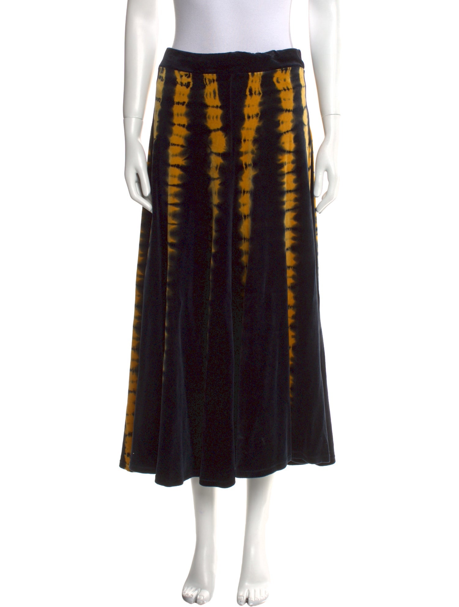 Proenza Schouler Tie-Dye Print Midi Length Skirt