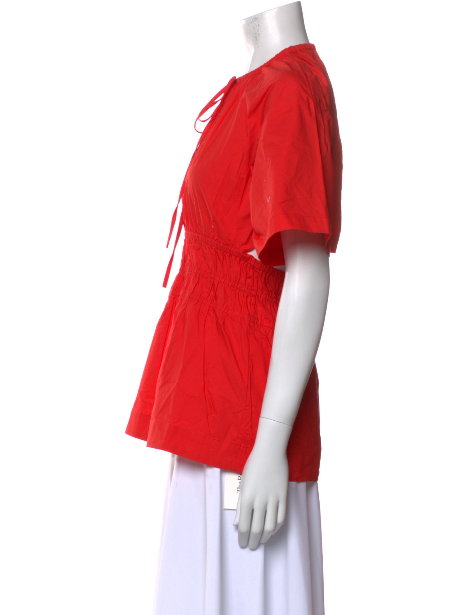 Proenza Schouler Crew Neck Short Sleeve Blouse