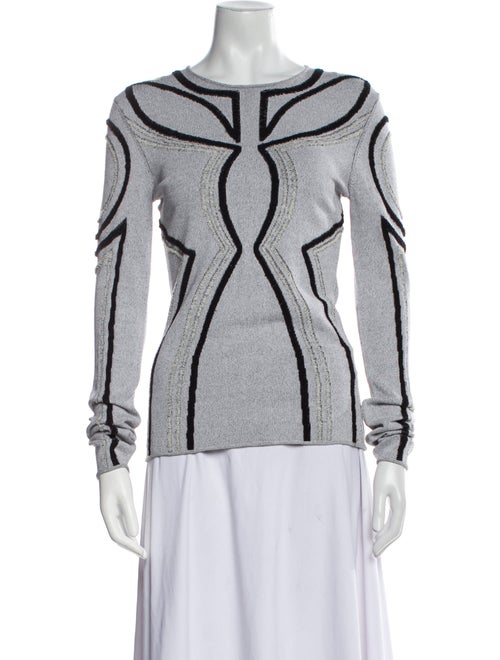 Proenza Schouler Printed Bateau Neckline Sweatshirt