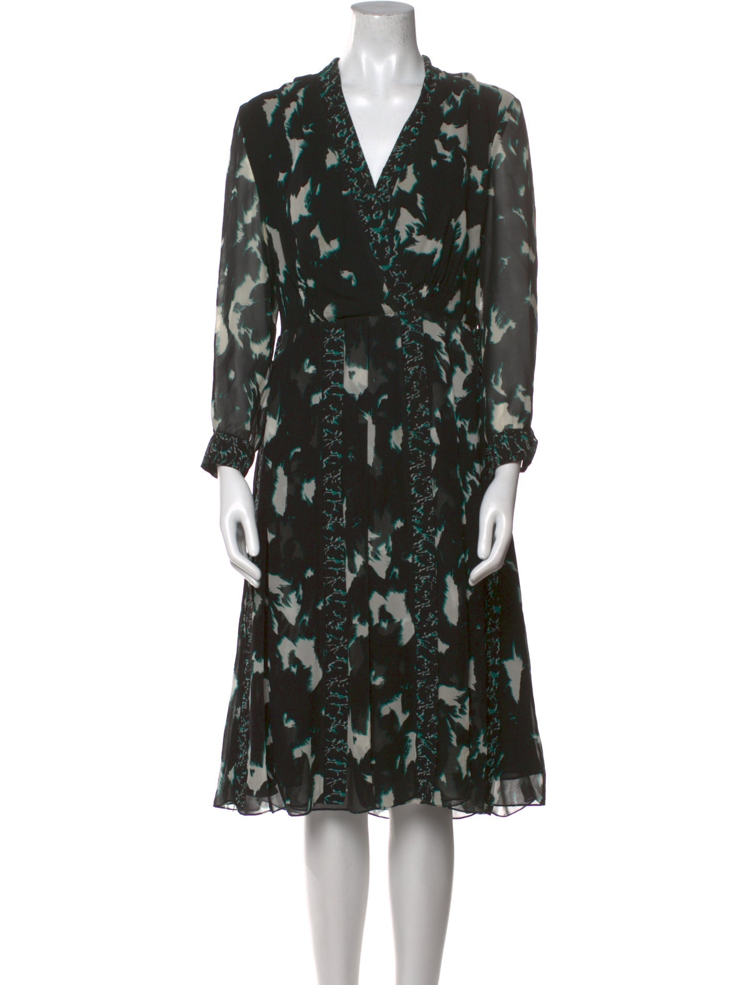Proenza Schouler Silk Midi Length Dress