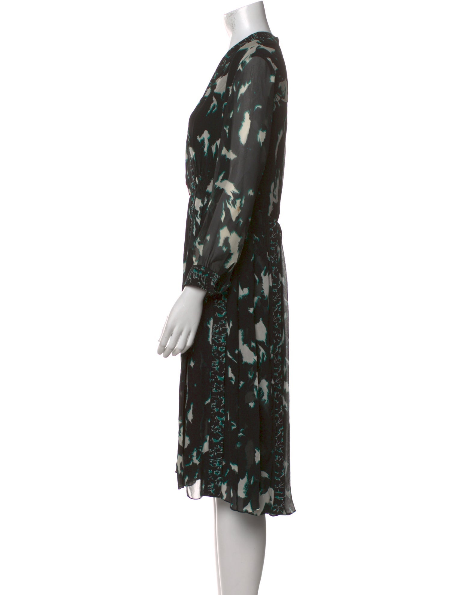 Proenza Schouler Silk Midi Length Dress