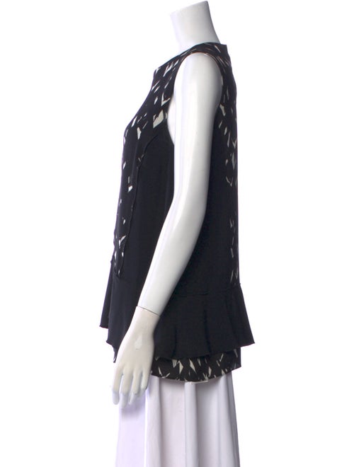 Proenza Schouler Silk Crew Neck Top