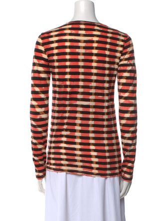 Proenza Schouler Striped Crew Neck Top