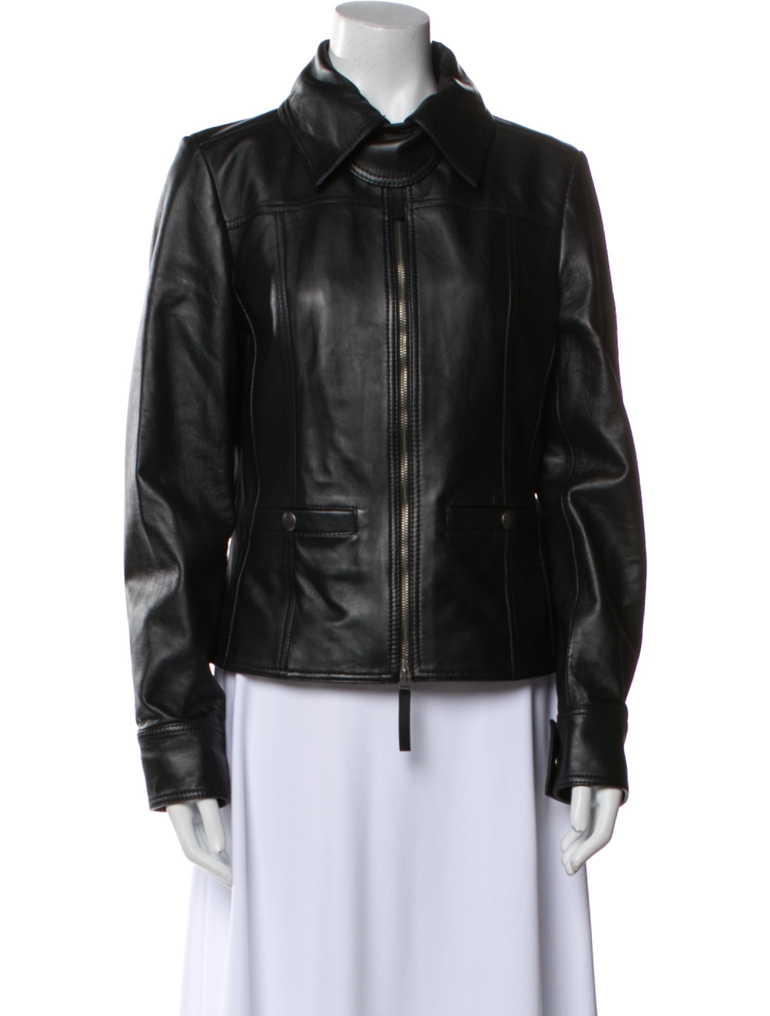 Proenza Schouler Lamb Leather Biker Jacket w/ Tags