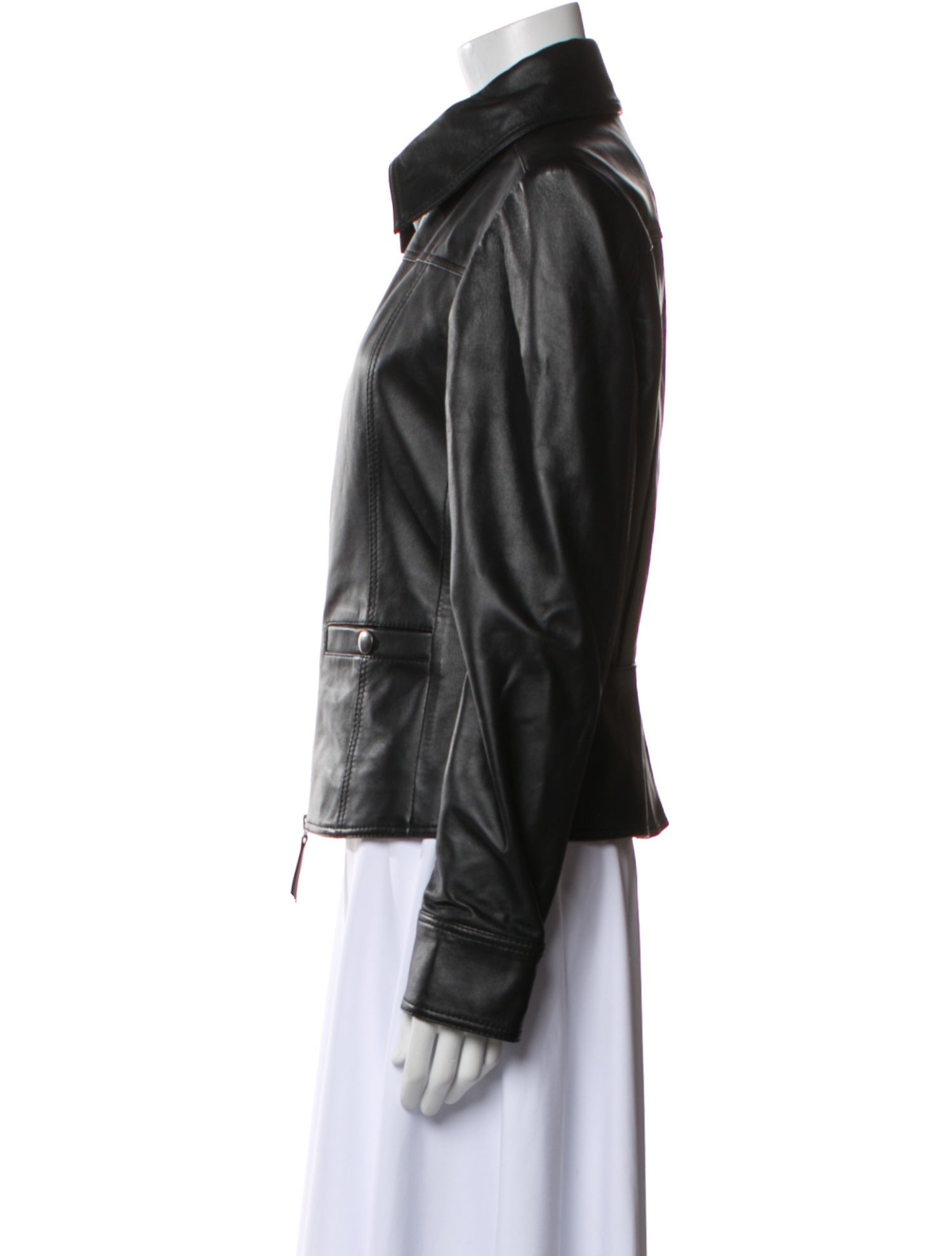 Proenza Schouler Lamb Leather Biker Jacket w/ Tags