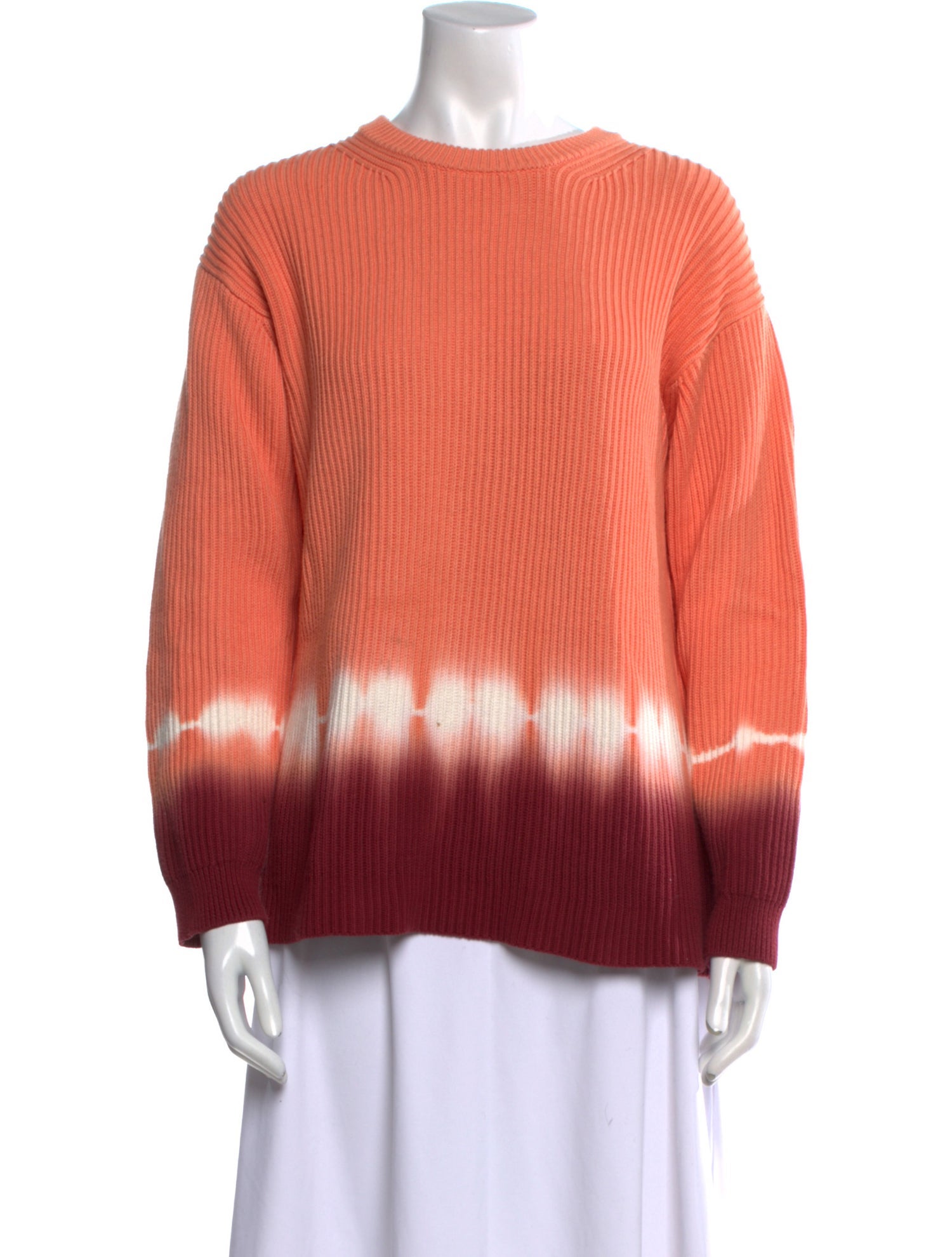 Proenza Schouler Tie-Dye Print Crew Neck Sweater