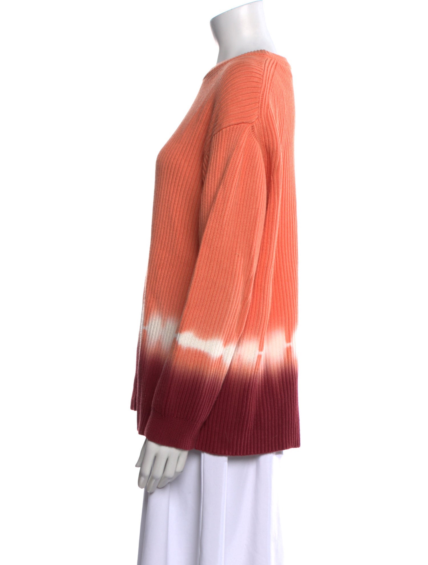 Proenza Schouler Tie-Dye Print Crew Neck Sweater