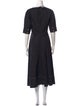 Proenza Schouler V-Neck Midi Length Dress