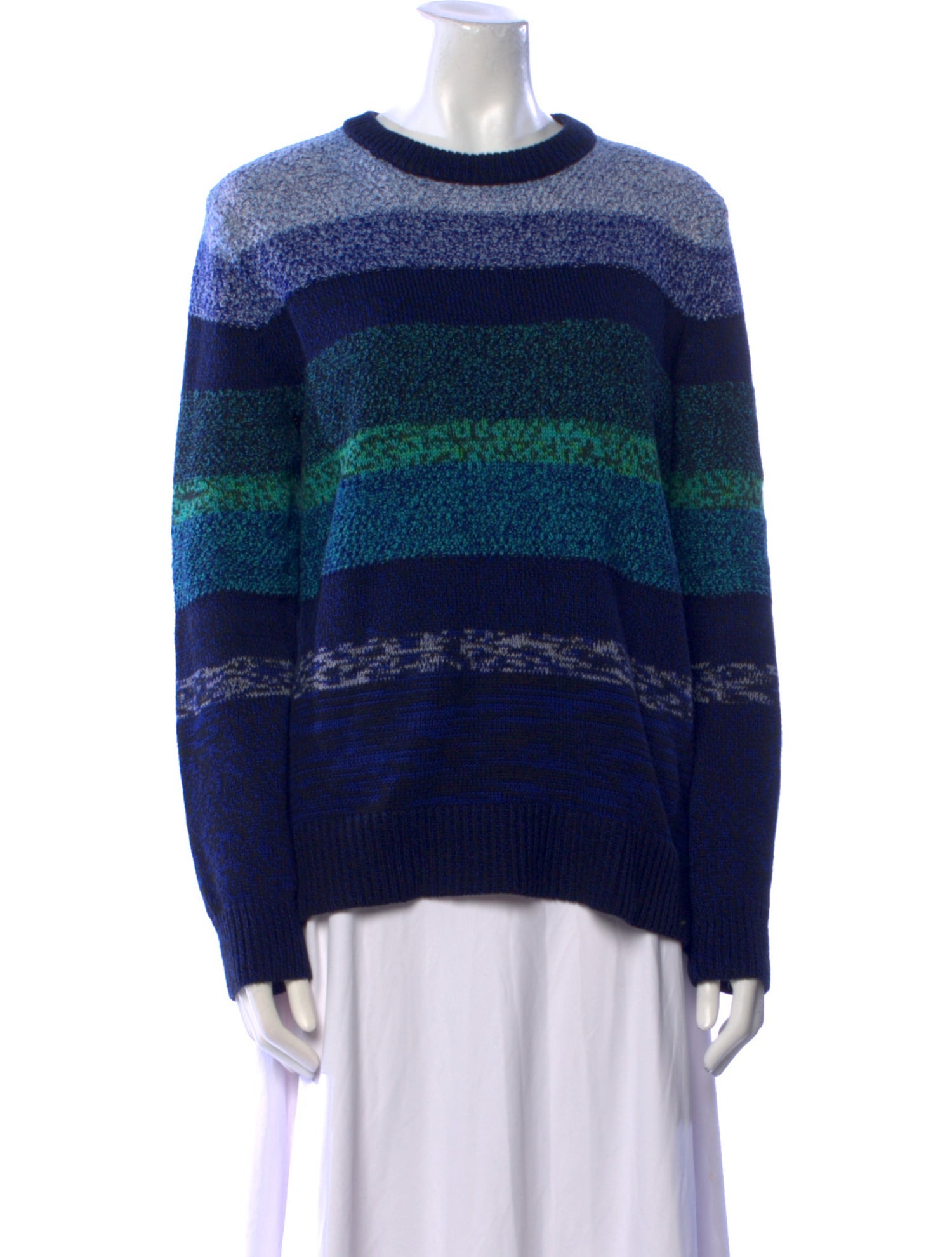 Proenza Schouler Striped Crew Neck Sweater