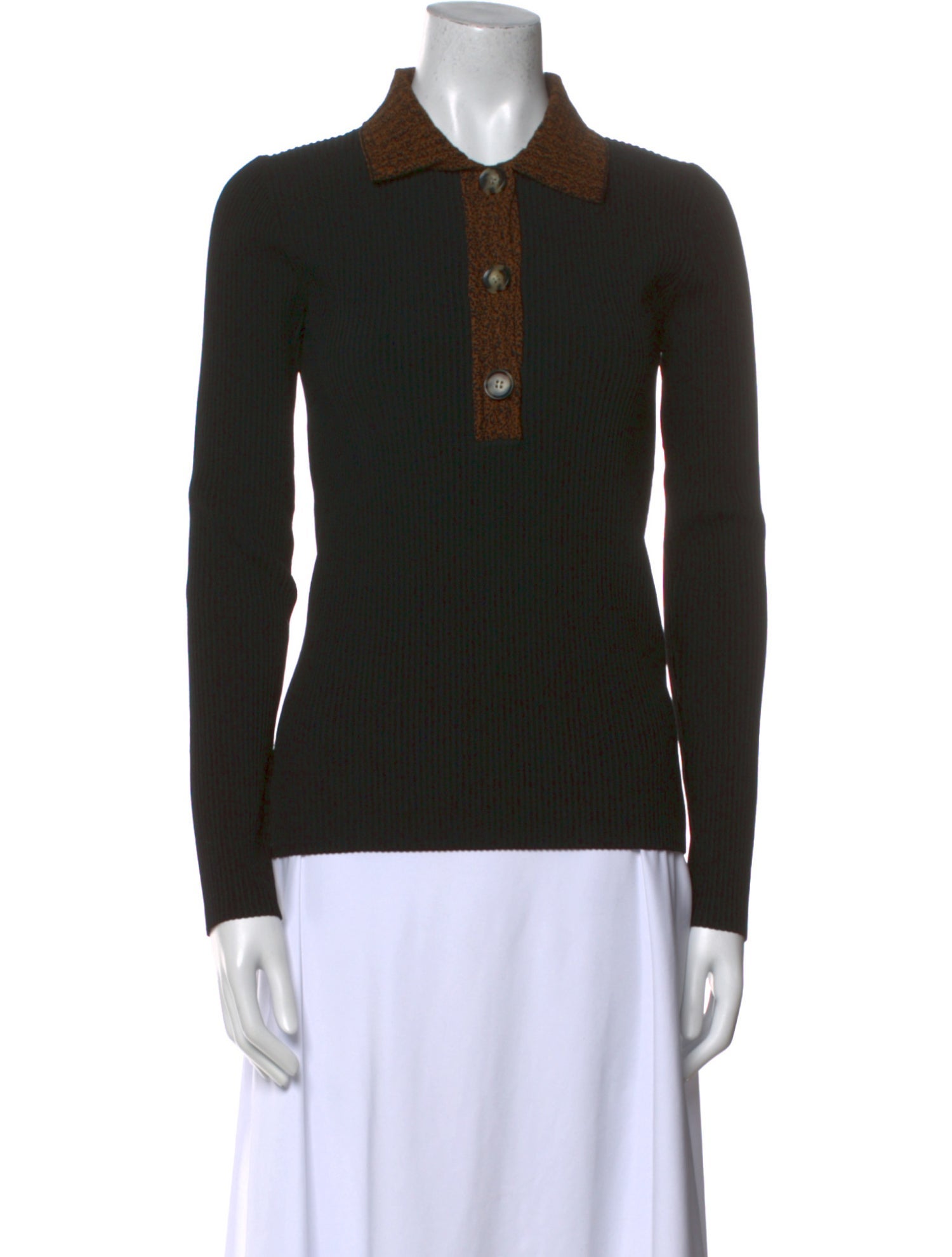 Proenza Schouler Long Sleeve Polo