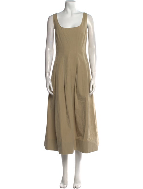 Proenza Schouler White Label Square Neckline Long Dress