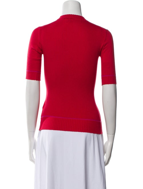 Proenza Schouler Silk Mock Neck Top