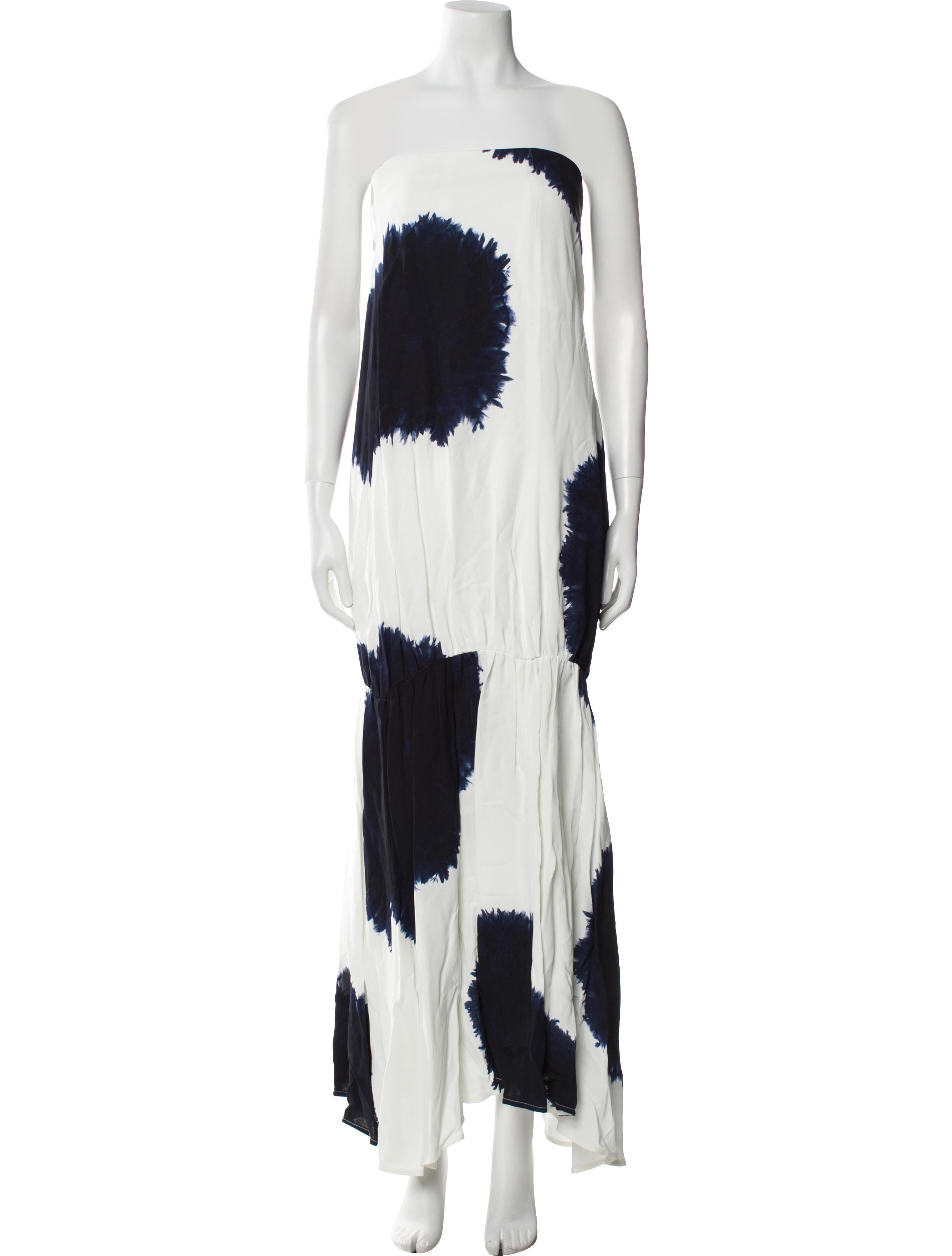 Proenza Schouler Tie-Dye Print Long Dress w/ Tags