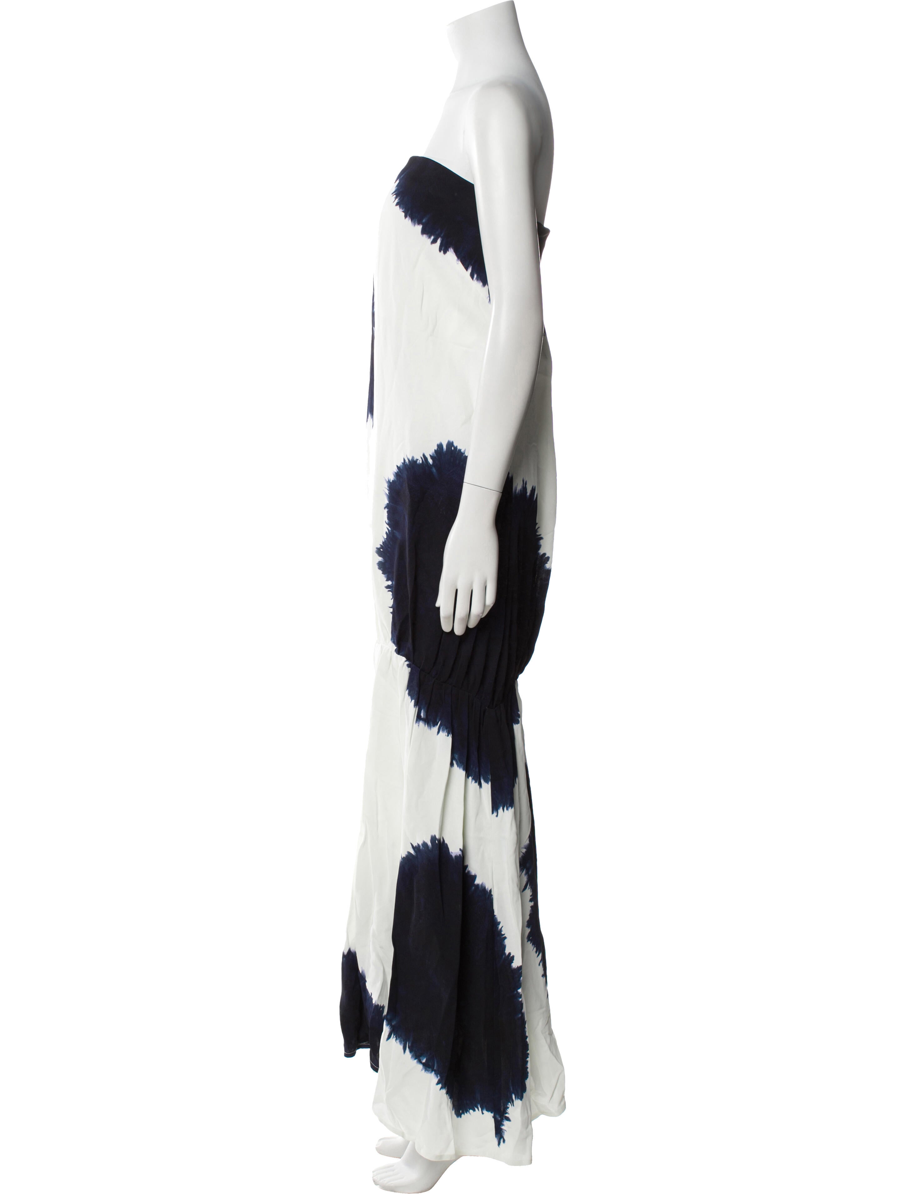 Proenza Schouler Tie-Dye Print Long Dress w/ Tags