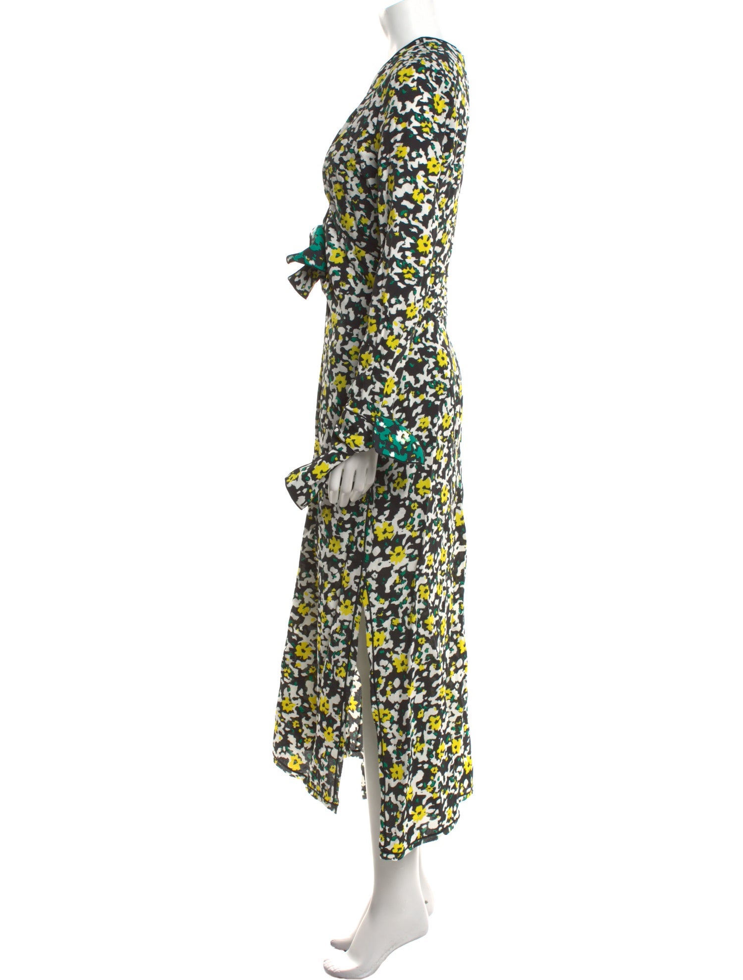 Proenza Schouler Floral Print Long Dress