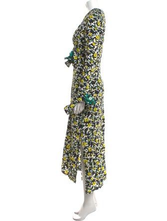 Proenza Schouler Floral Print Long Dress
