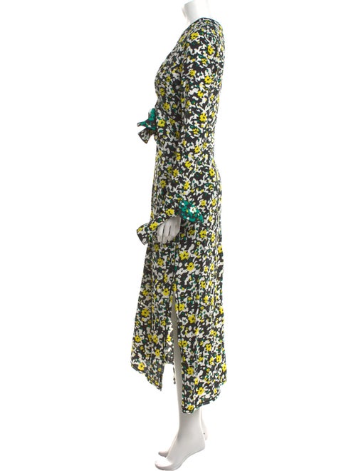 Proenza Schouler Floral Print Long Dress