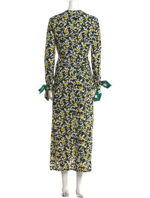 Proenza Schouler Floral Print Long Dress