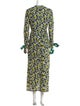 Proenza Schouler Floral Print Long Dress