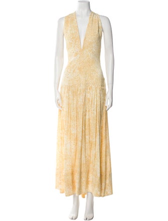 Proenza Schouler Printed Long Dress