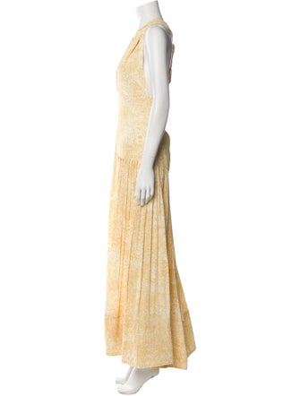 Proenza Schouler Printed Long Dress