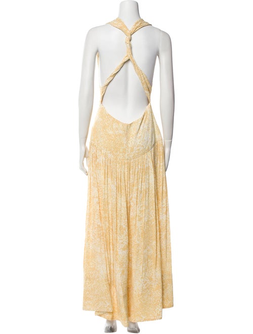 Proenza Schouler Printed Long Dress