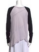 Proenza Schouler Scoop Neck Long Sleeve Sweatshirt