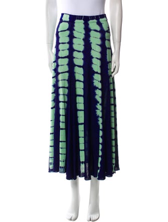Proenza Schouler Tie-Dye Print Midi Length Skirt
