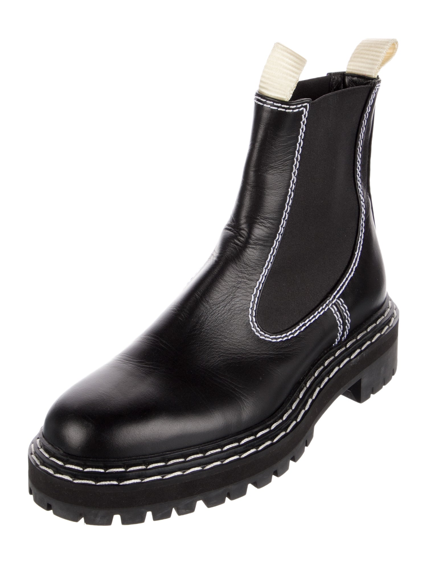 Proenza Schouler Leather Chelsea Boots