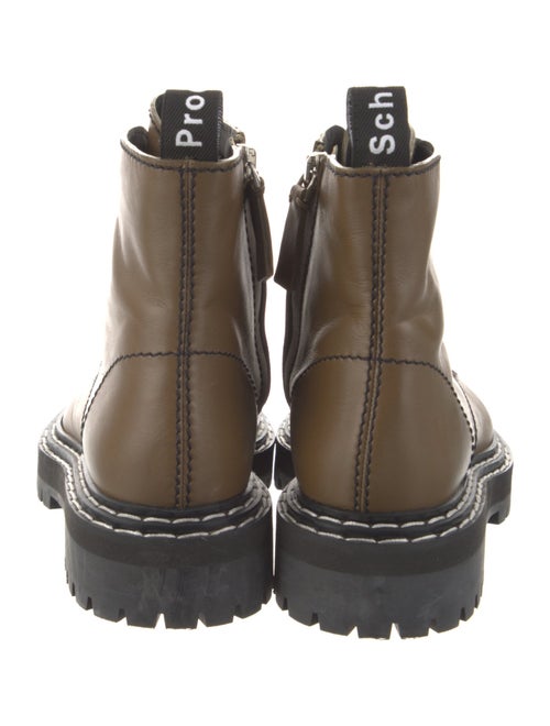 Proenza Schouler Leather Combat Boots