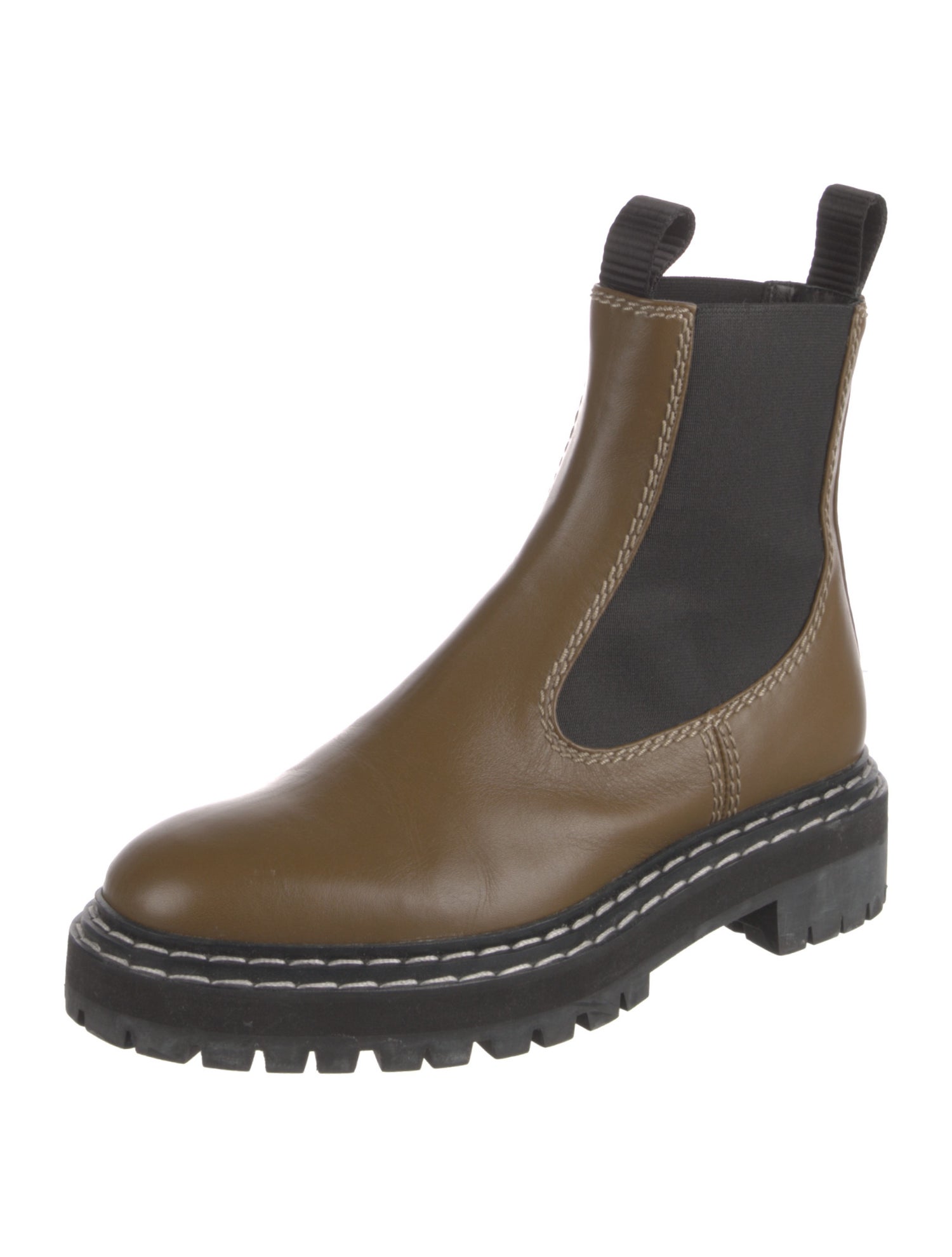 Proenza Schouler Leather Chelsea Boots