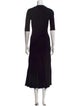 Proenza Schouler Crew Neck Long Dress