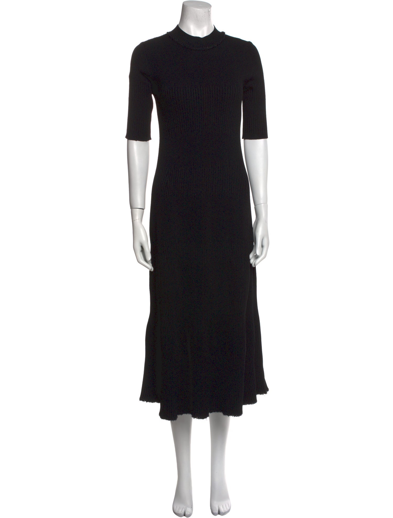 Proenza Schouler Mock Neck Long Dress