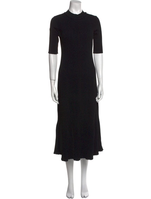 Proenza Schouler Mock Neck Long Dress