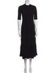 Proenza Schouler Mock Neck Long Dress