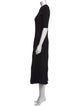Proenza Schouler Mock Neck Long Dress
