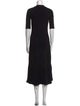Proenza Schouler Mock Neck Long Dress