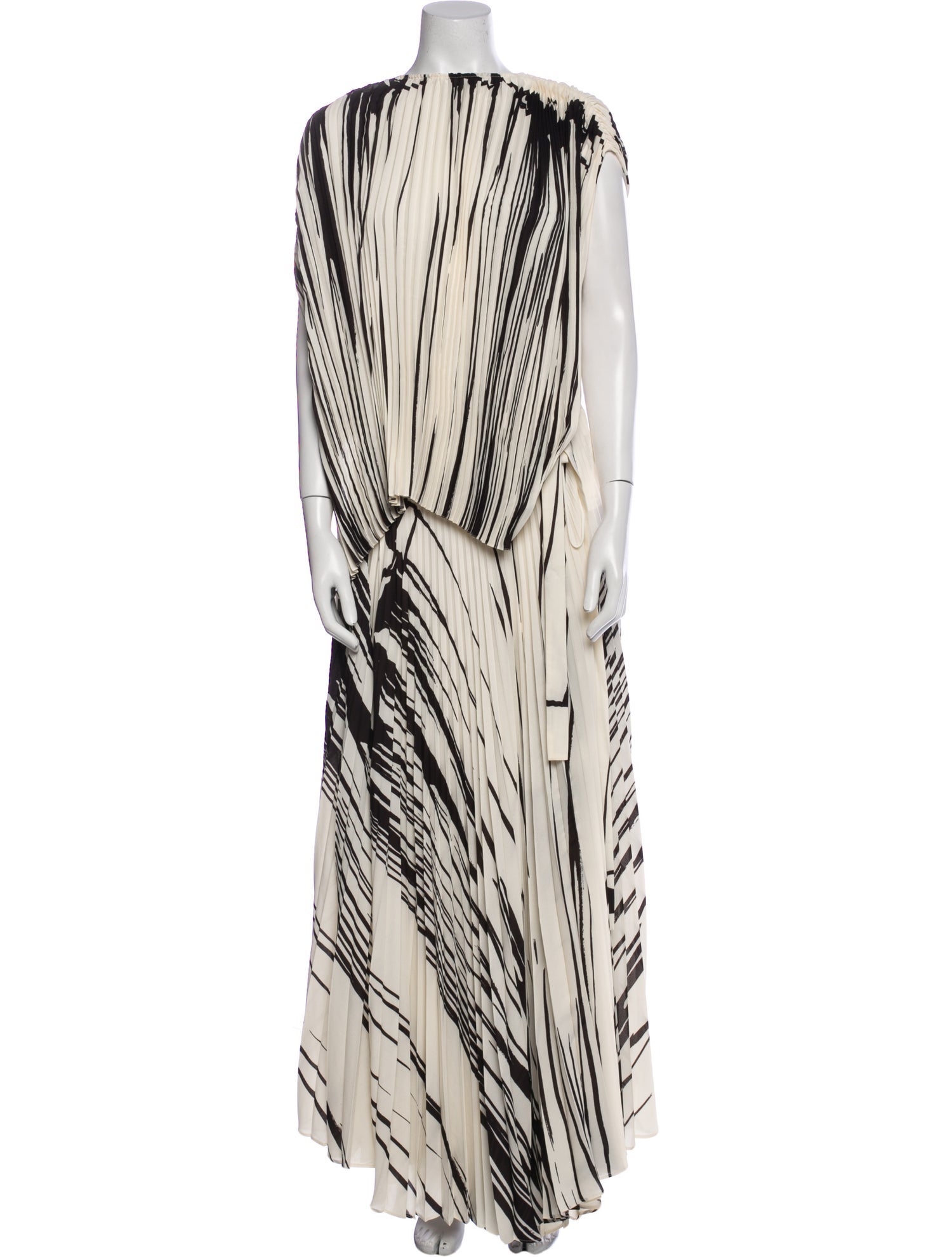Proenza Schouler Striped Long Dress