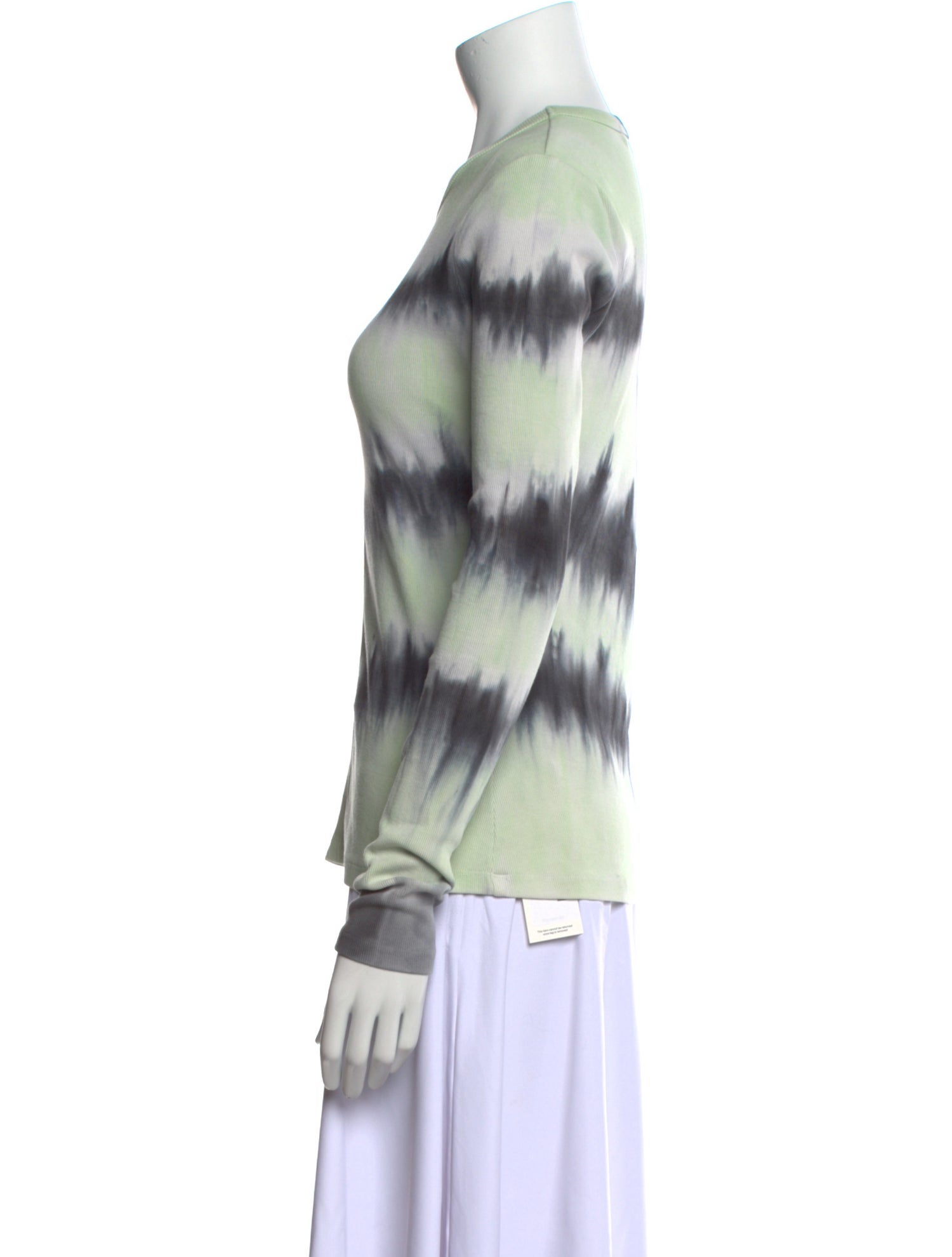 Proenza Schouler Tie-Dye Print Crew Neck Top