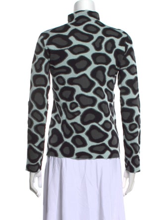 Proenza Schouler Printed Mock Neck Sweatshirt
