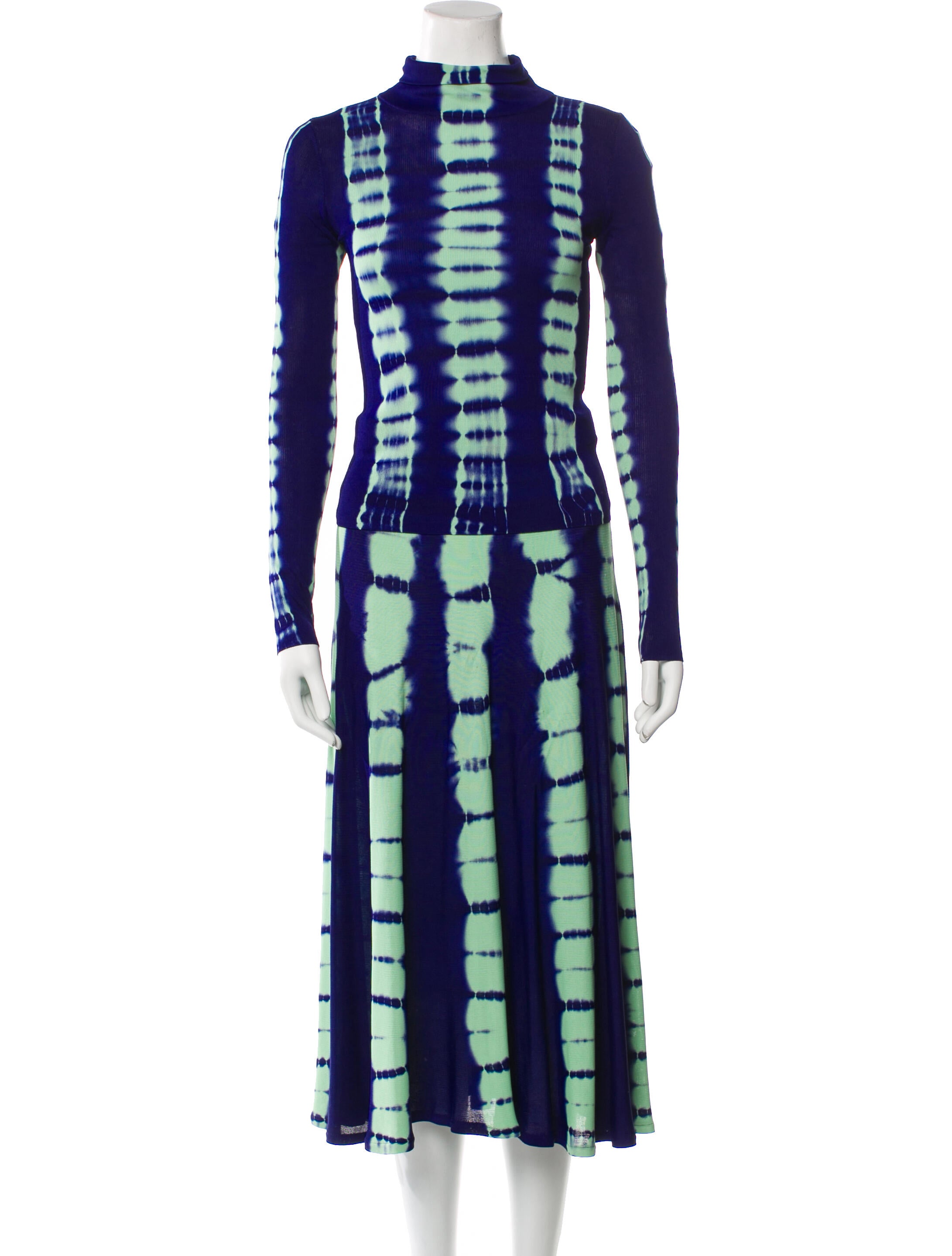 Proenza Schouler Tie-Dye Print Skirt Set