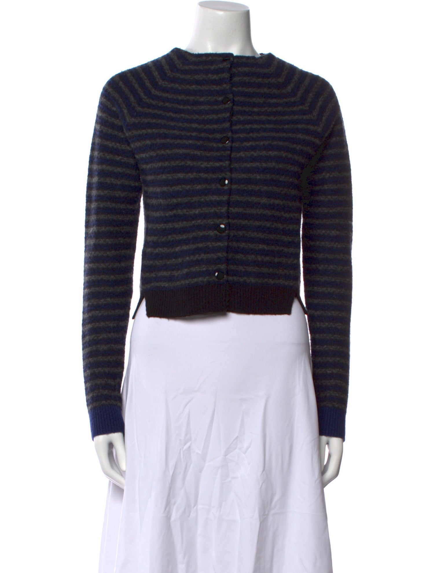 Proenza Schouler Striped Crew Neck Sweater