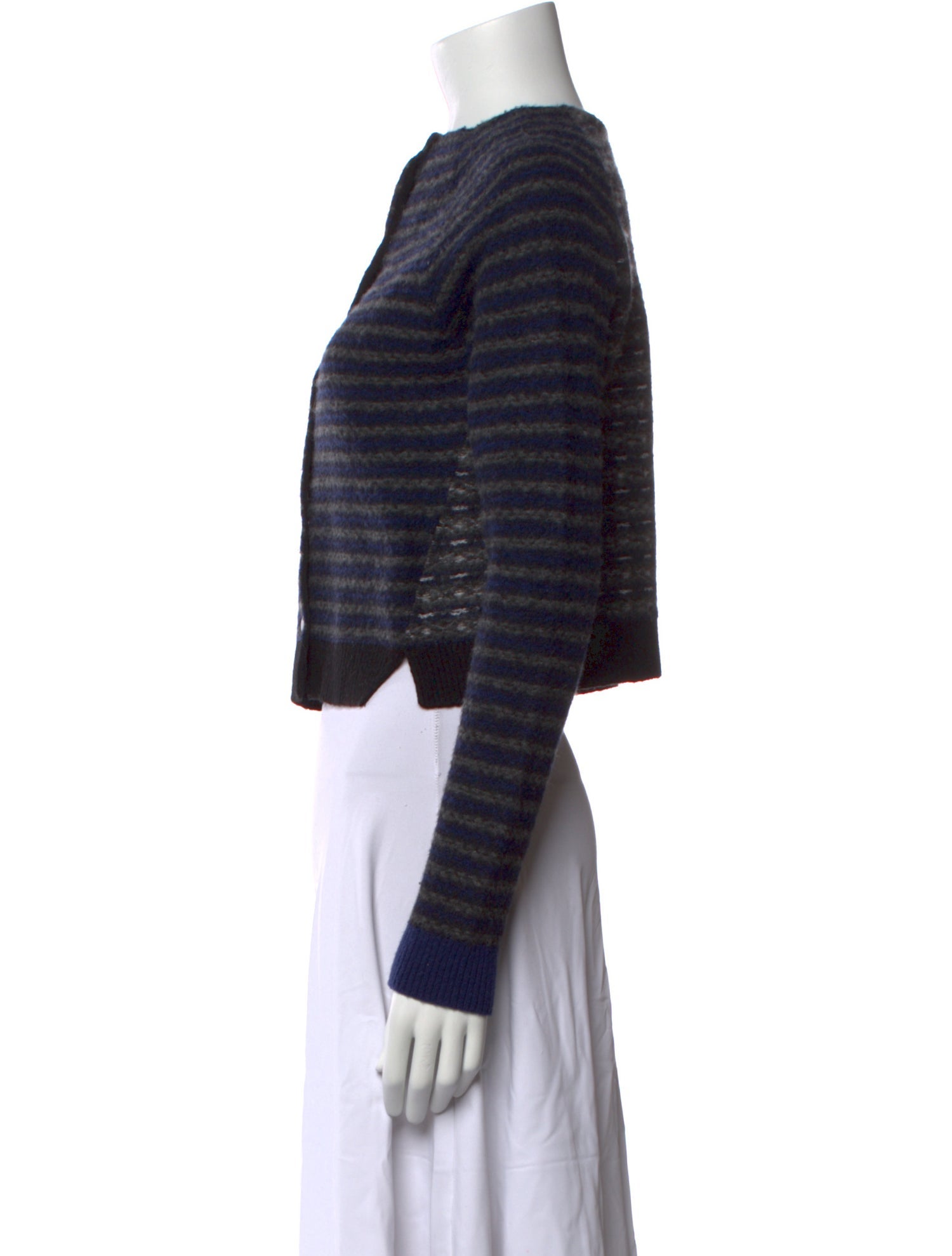 Proenza Schouler Striped Crew Neck Sweater