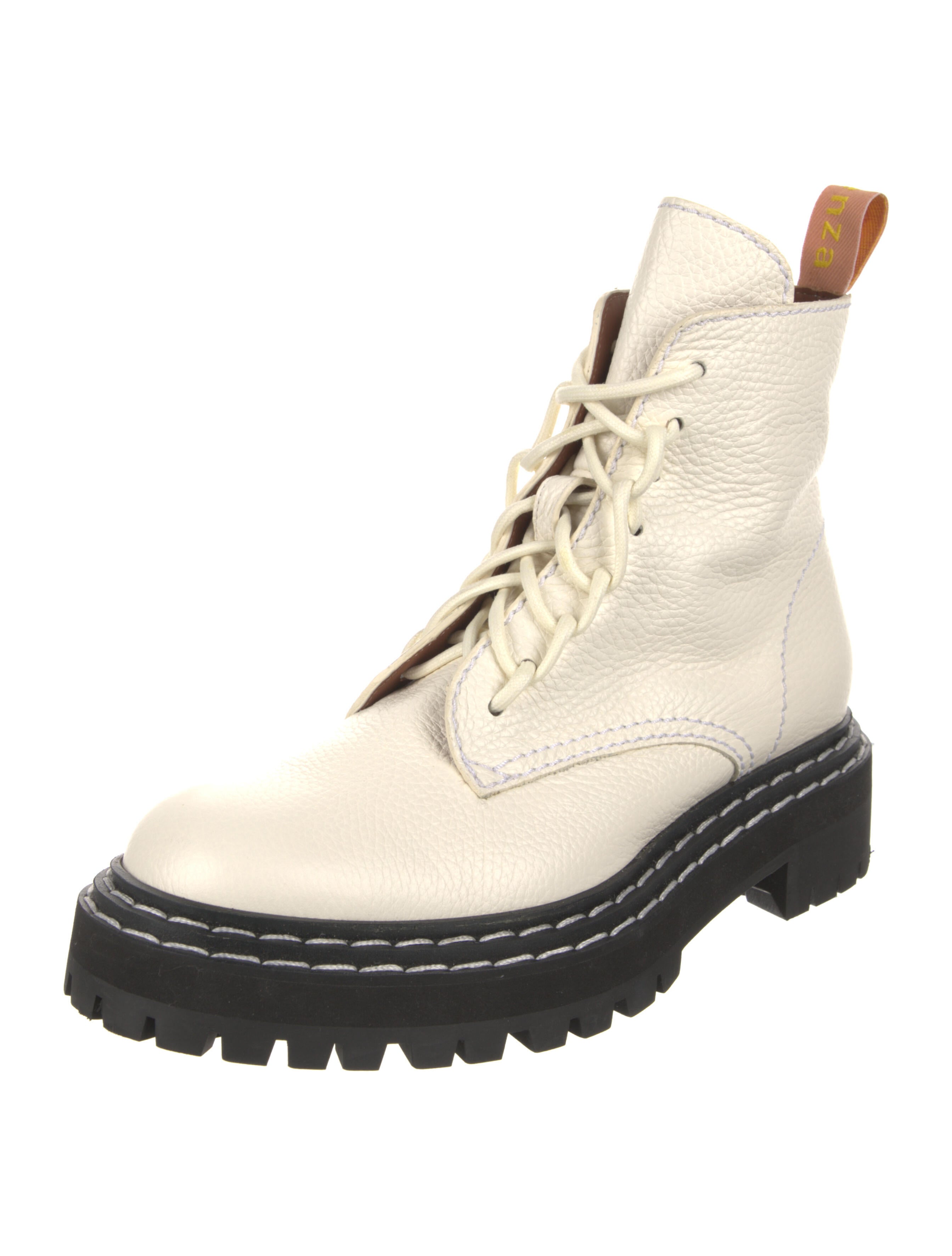 Proenza Schouler Leather Combat Boots