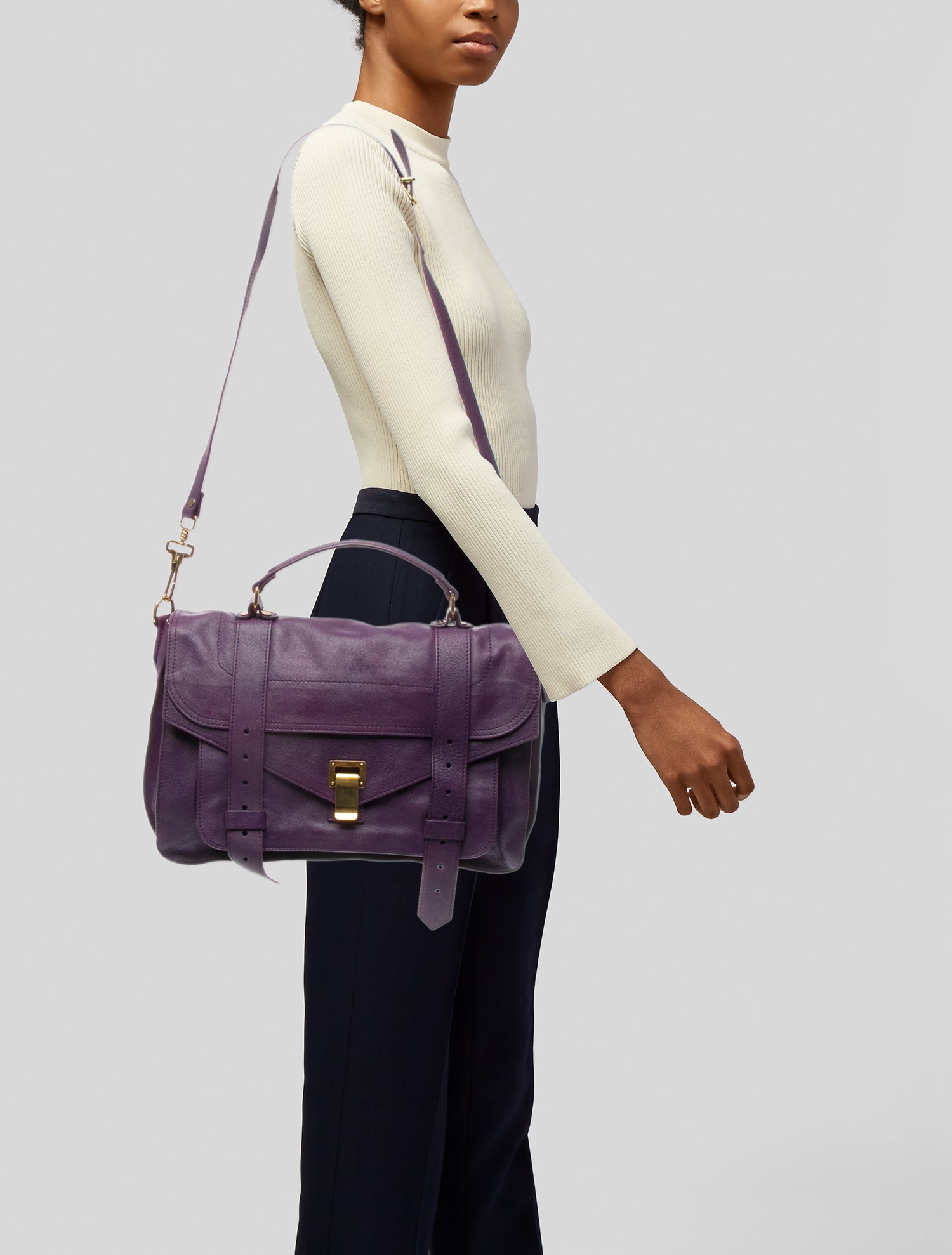 Proenza Schouler Leather Top Handle Bag