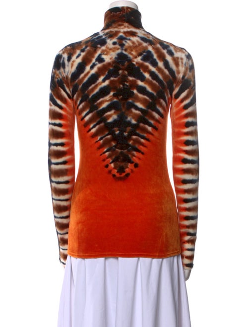 Proenza Schouler Tie-Dye Print Turtleneck Sweatshirt