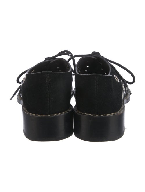 Proenza Schouler Suede Cutout Accent Oxfords