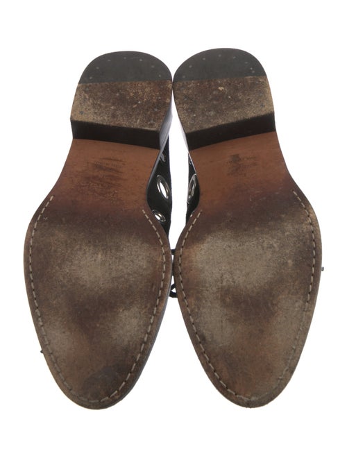 Proenza Schouler Suede Cutout Accent Oxfords