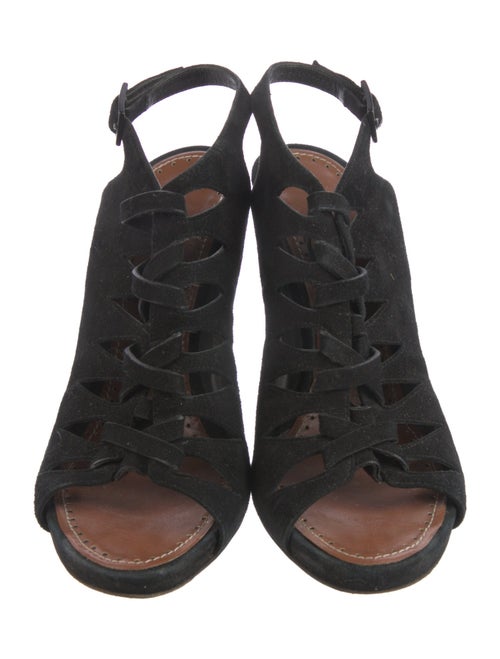 Proenza Schouler Suede Slingback Sandals