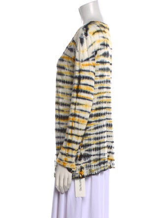 Proenza Schouler Tie-Dye Print Scoop Neck T-Shirt